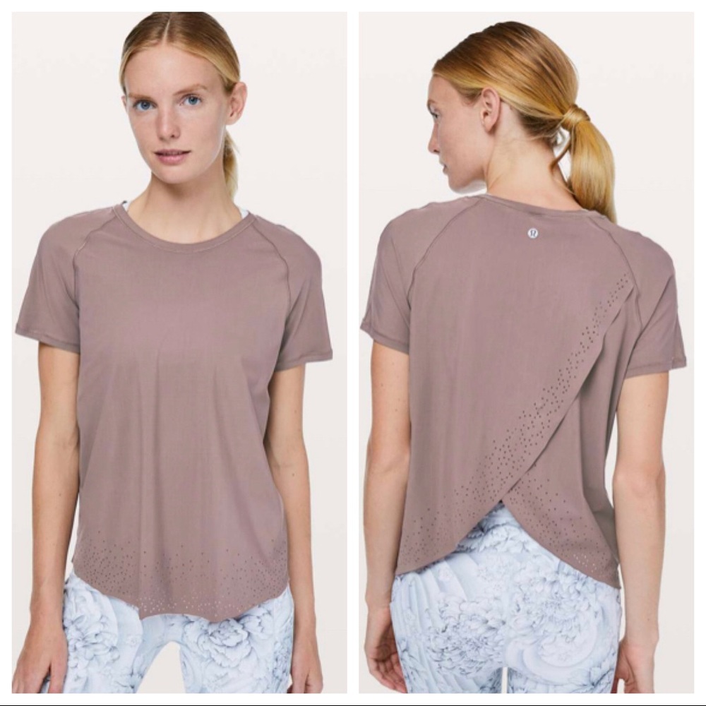 Lululemon “Quick Pace Short Sleeve”